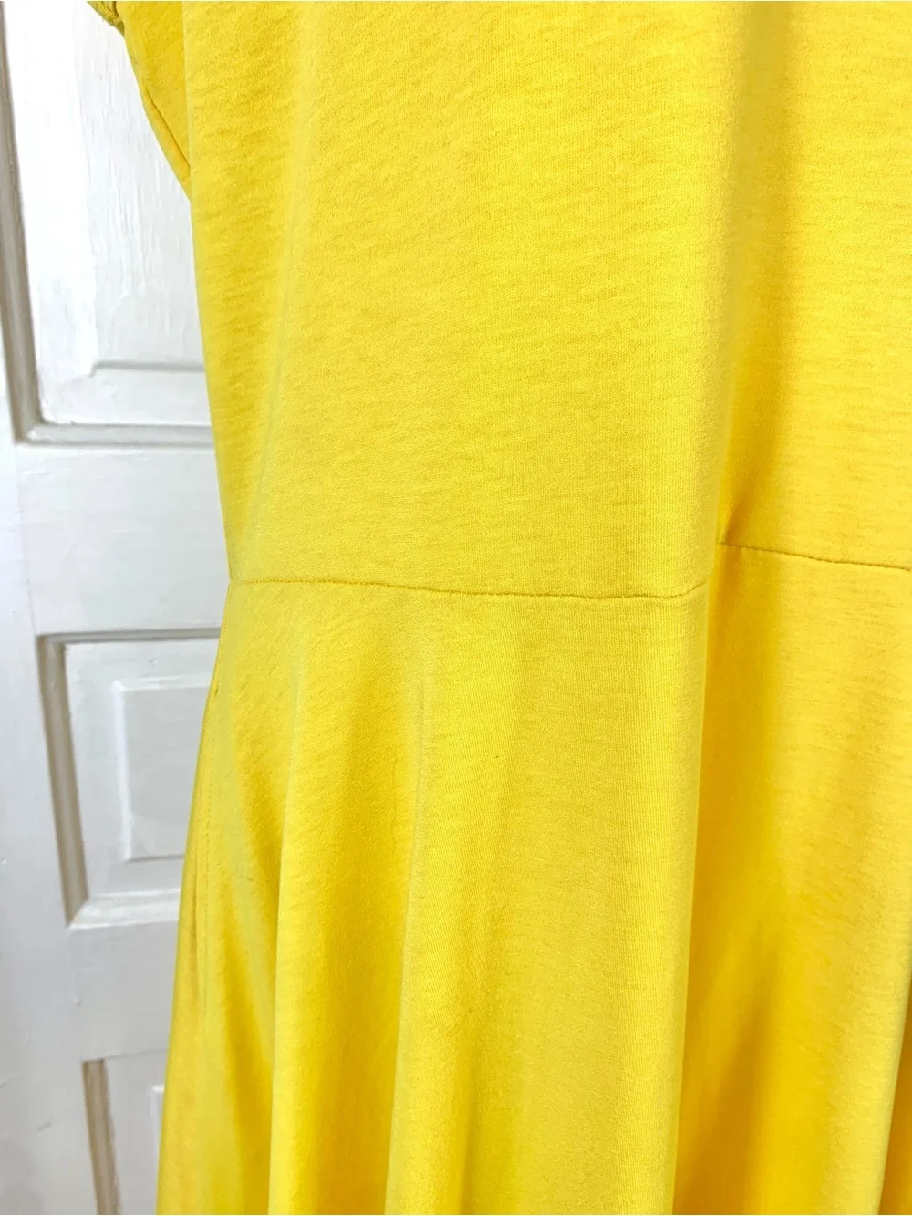 LuLaRoe Nicki Sleeveless Dress - Yellow - Pockets - 2XL - Sundress - Picture 4 of 11